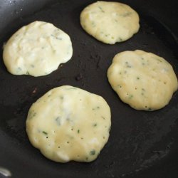Potato Pancakes With Goat Cheese