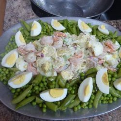 Shrimp Salad With Spring Pea Mix