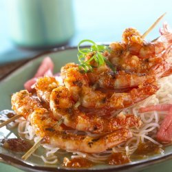 Grilled Shrimp on a Skewer