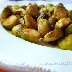 Oven Roasted Balsamic Brussel Sprouts