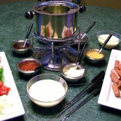 First Day of School Fondue Supper