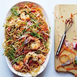 Sesame Shrimp and Noodles (For One)