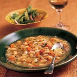Tuscan White Bean Soup With Prosciutto