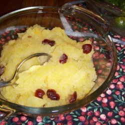 Maple Rutabaga With Cranberries