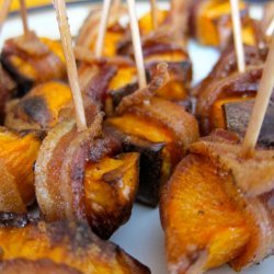 Bacon-Wrapped Sweet Potatoes