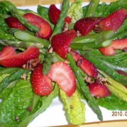Marinated Asparagus and  Strawberry Salad