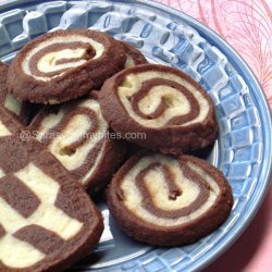 Eggless Pinwheel Cookies