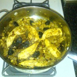 Moroccan Chicken With Prunes
