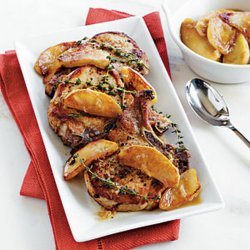 Pork Chops With Apple Compote