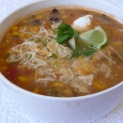 The Easiest and Best Chicken Tortilla Soup