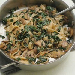 Pasta with Kale and Mushrooms