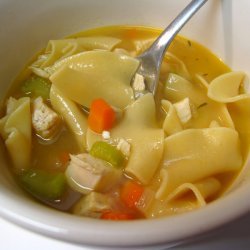 Vegetable Noodle Homemade Soup