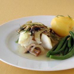 Cider-Poached Fish