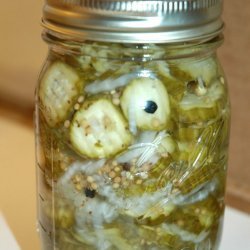 Bread and Butter Pickles - canned