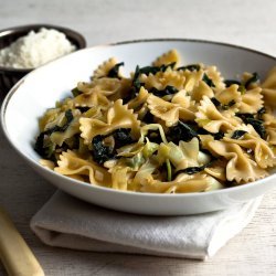 Farfalle With Cabbage and Black Kale
