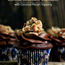 Chocolate Coconut Pecan Cupcakes