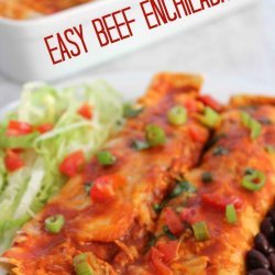 Easy Beef Enchiladas