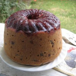 Cranberry-Cherry Steamed Pudding