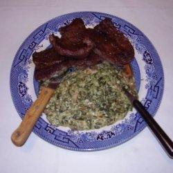 Decandant Creamed Spinach