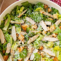 Light Chicken Caesar Salad
