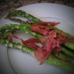 Asparagus With Proscuitto Chips