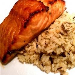 Sweet and Spicy Glazed Salmon