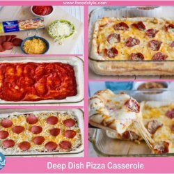 Deep Dish Pizza Casserole