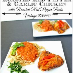Roasted Red Pepper Chicken Pasta