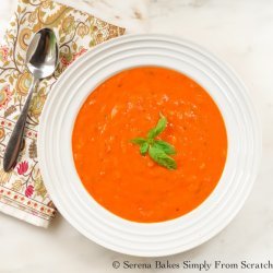 Tomato-Basil Orzo Soup