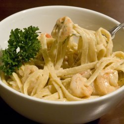 Quick Shrimp With Pasta