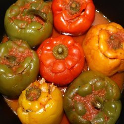 Dolmas - Stuffed Green Peppers
