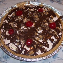 Chocolate Cherry Ice Cream Pie