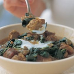 Indian Lamb and Spinach