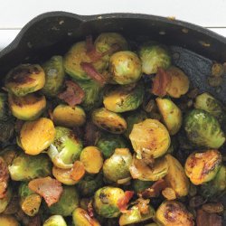 Brussels Sprouts With Bacon and Raisins