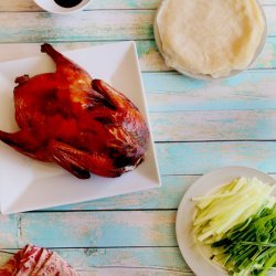 Chinese duck with pancakes