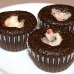 Miniature Black Bottom Cupcakes