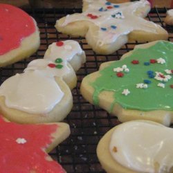 King Arthur Holiday Butter Cookies and Icing That Hardens
