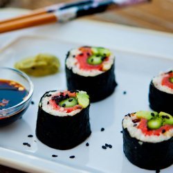 Salmon Asparagus Sushi