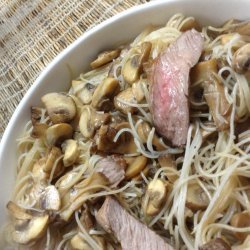 Mushroom Beef and Noodles