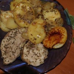 Maltese Pork & Potatoes  bhal Fil-Forn 