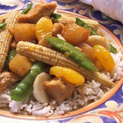 Sweet and Sour Chicken With Pineapple and Veggies