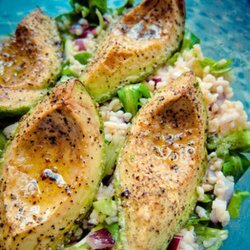 Roasted Avocado and Couscous Salad