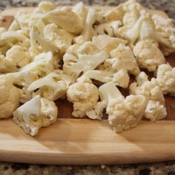 Balsamic and Parmesan Roasted Cauliflower
