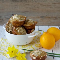 Low Fat Lemon-Poppy Seed Muffins