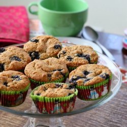 Vegan Blueberry Spelt Muffins