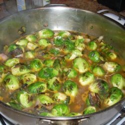 Roasted Brussels Sprouts With Shallots and Fresh Garden Thyme