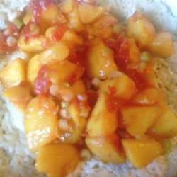 Grilled Mango Coconut Rice