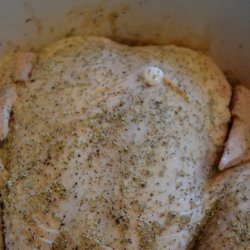 Lemon Roasted Slow Cooker Chicken