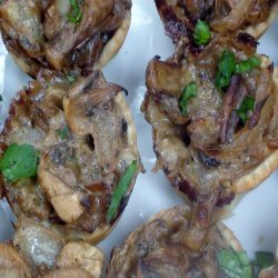 Caramelized Onion and Mushroom Tartlets