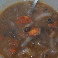 Black Bean and Roma Tomato Soup